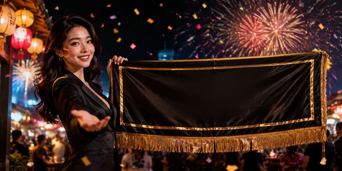 Người dùng tại chợ đêm Hà Nội kiểm tra thưởng VIP và giao dịch thanh toán trên điện thoại